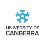 Logo university of canberra