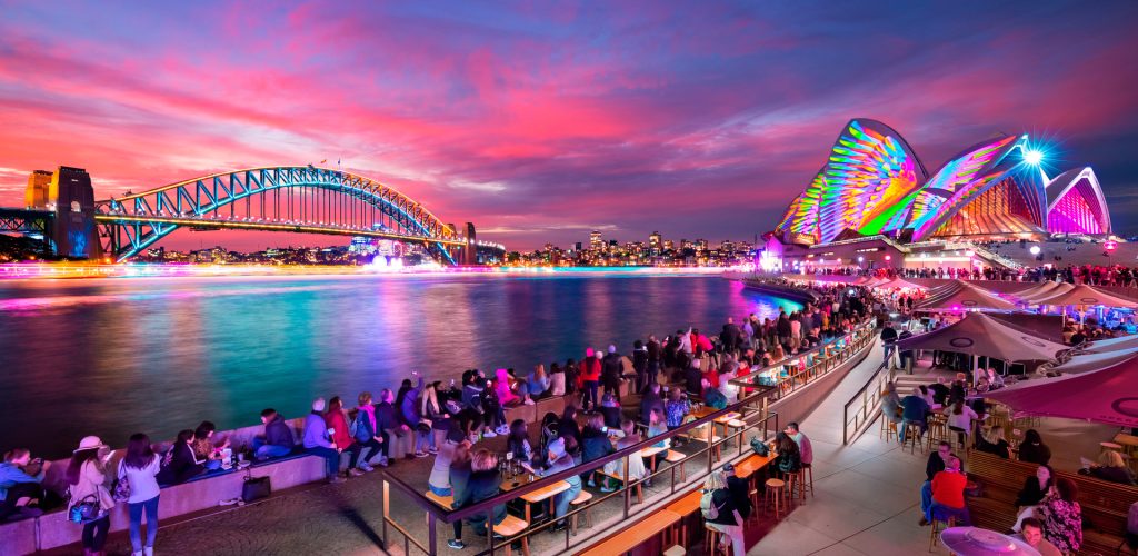 Opera Bar is a great place to enjoy the sunset and light projections during Vivid Sydney
MUST CREDIT: Destination NSW
For Sunday Travel - March 3
NZH 03Mar19 -